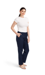 Women's Navy Stretch Suit Separates Pants